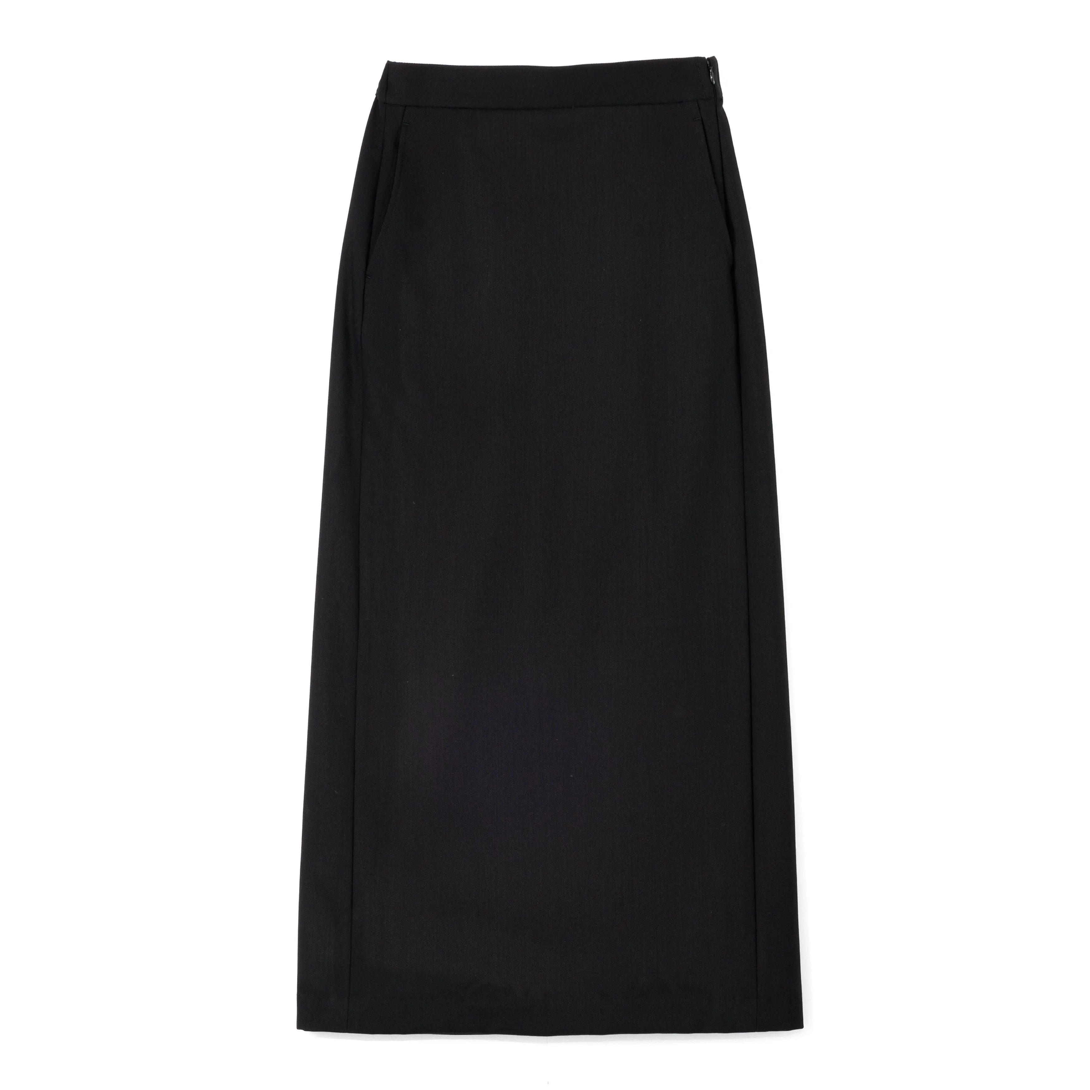 Techno Wool Nylon Easy Pencil Skirt
