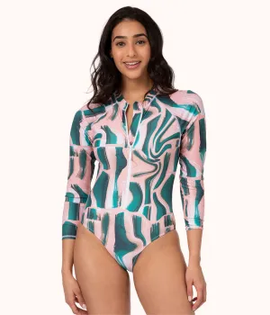 The Swim One Piece Rashguard: Paint Brush