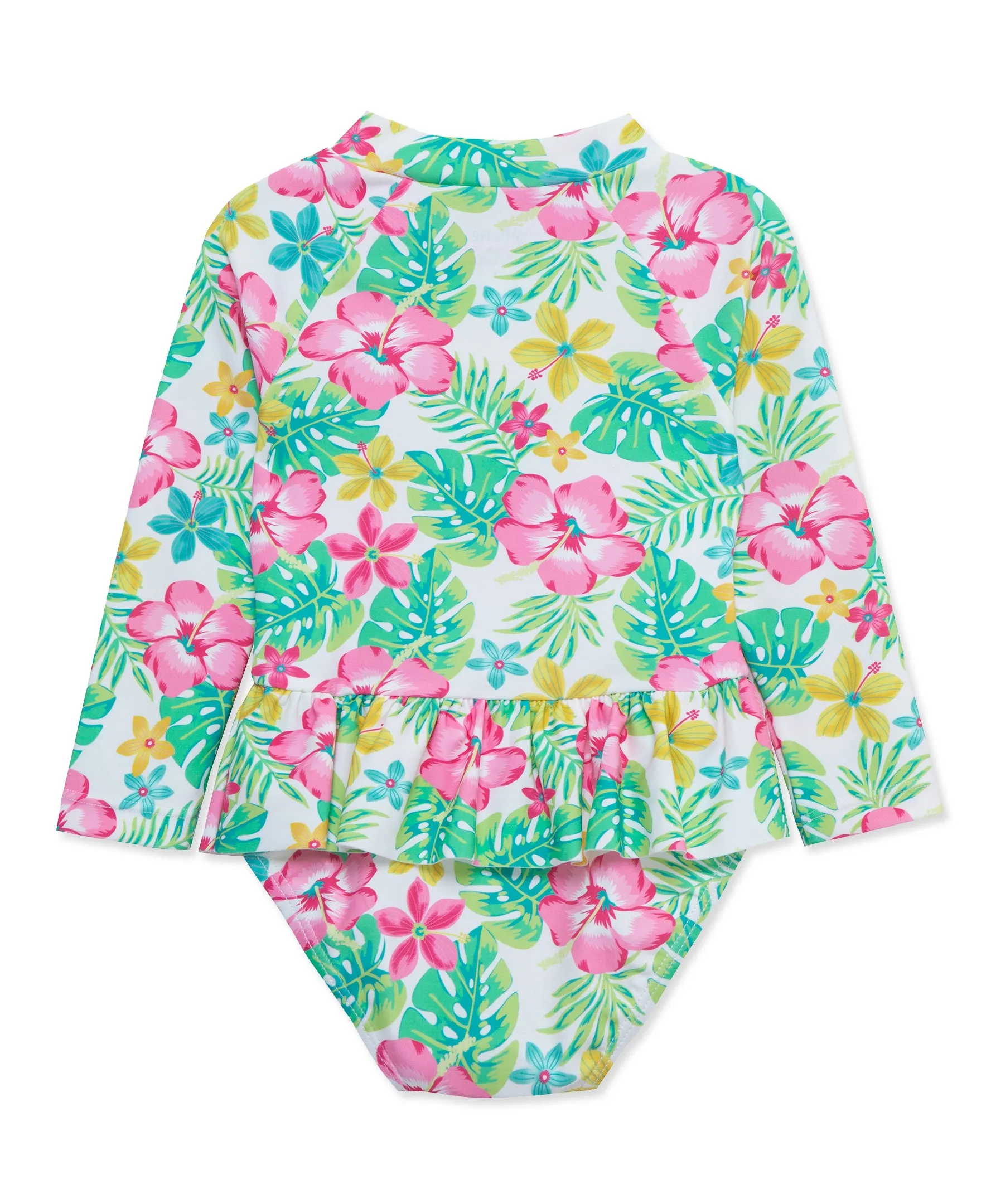 Tropical One-Piece Rashguard Swimsuit (6M-24M)