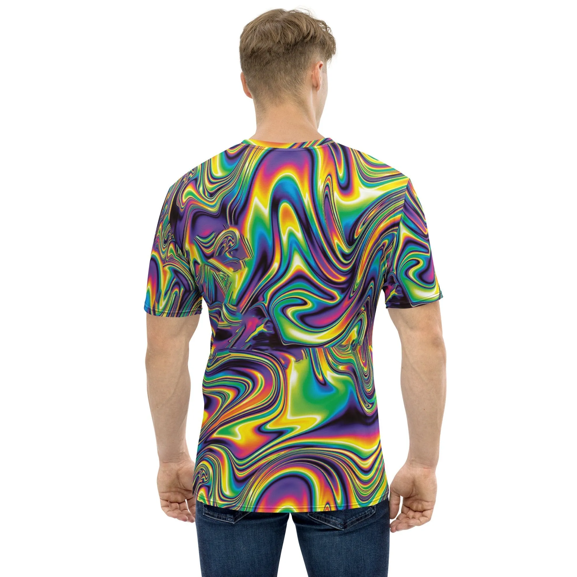 Vibrant Psychedelic Men's T-shirt