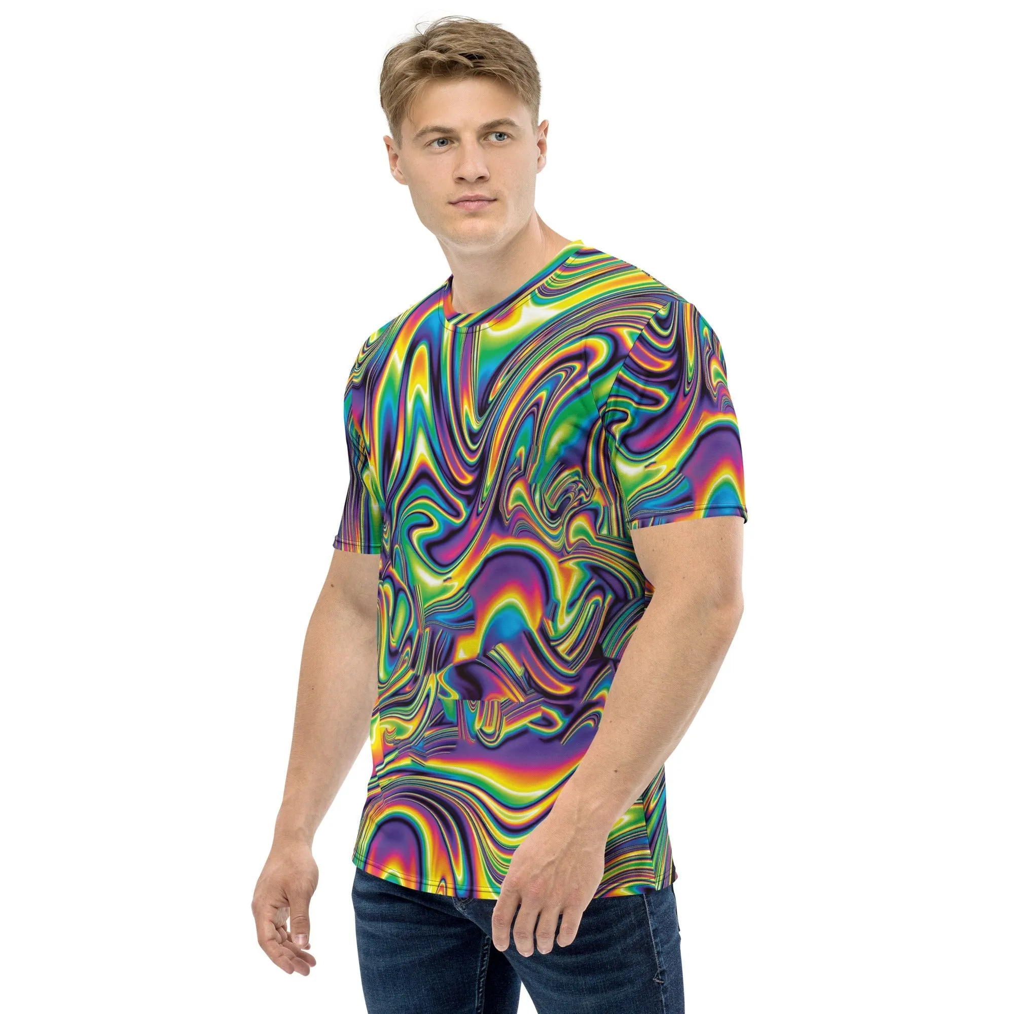Vibrant Psychedelic Men's T-shirt