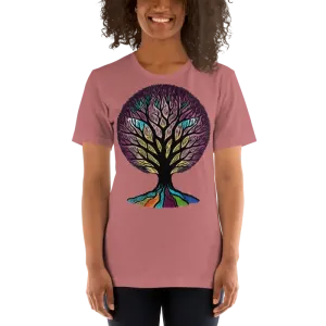 Vibrant Rainbow Colored Unisex t Shirt