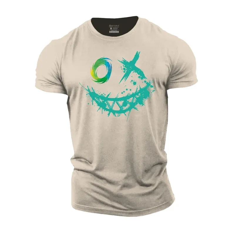 Vibrant Smiley Cotton T-Shirt
