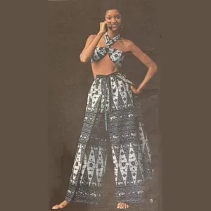 Vintage 1970s Pattern, 'Easy' Wrap-&-Go Pant-Skirt - Multi-sizes