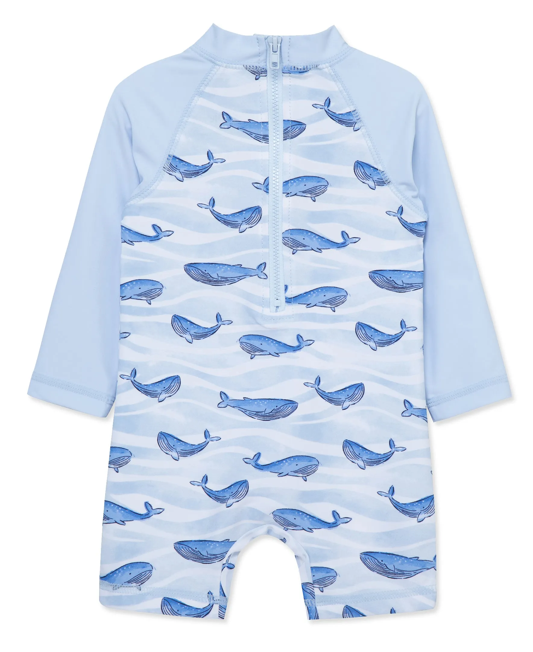 Whale Long Sleeve Rashguard Suit (6M-24M)