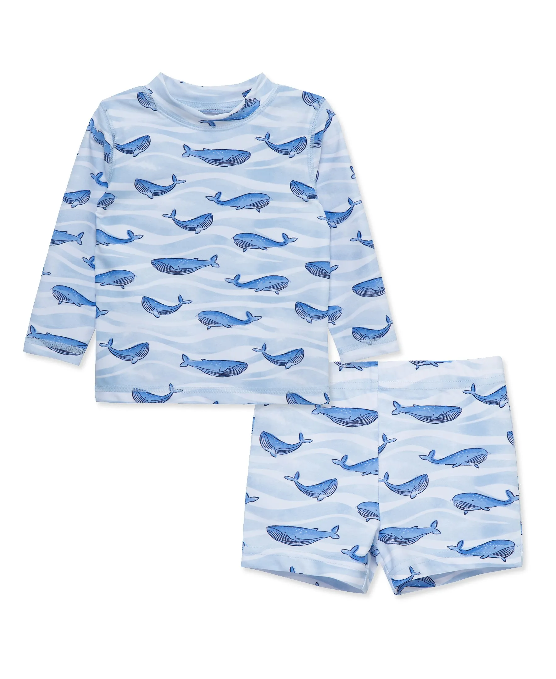 Whale Rashguard Set (2T-4T)