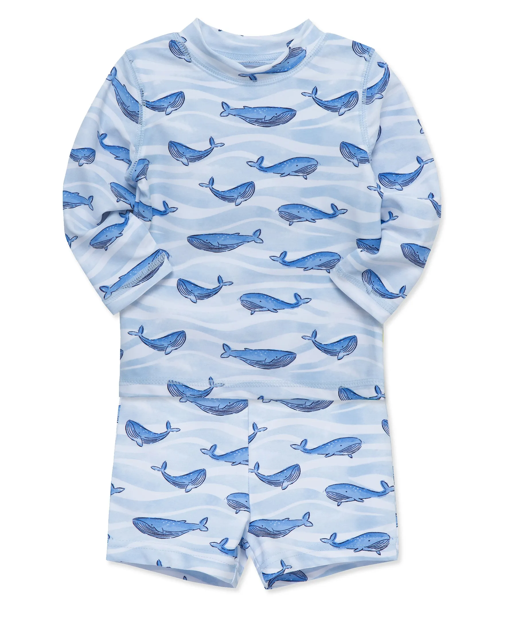 Whale Rashguard Set (2T-4T)