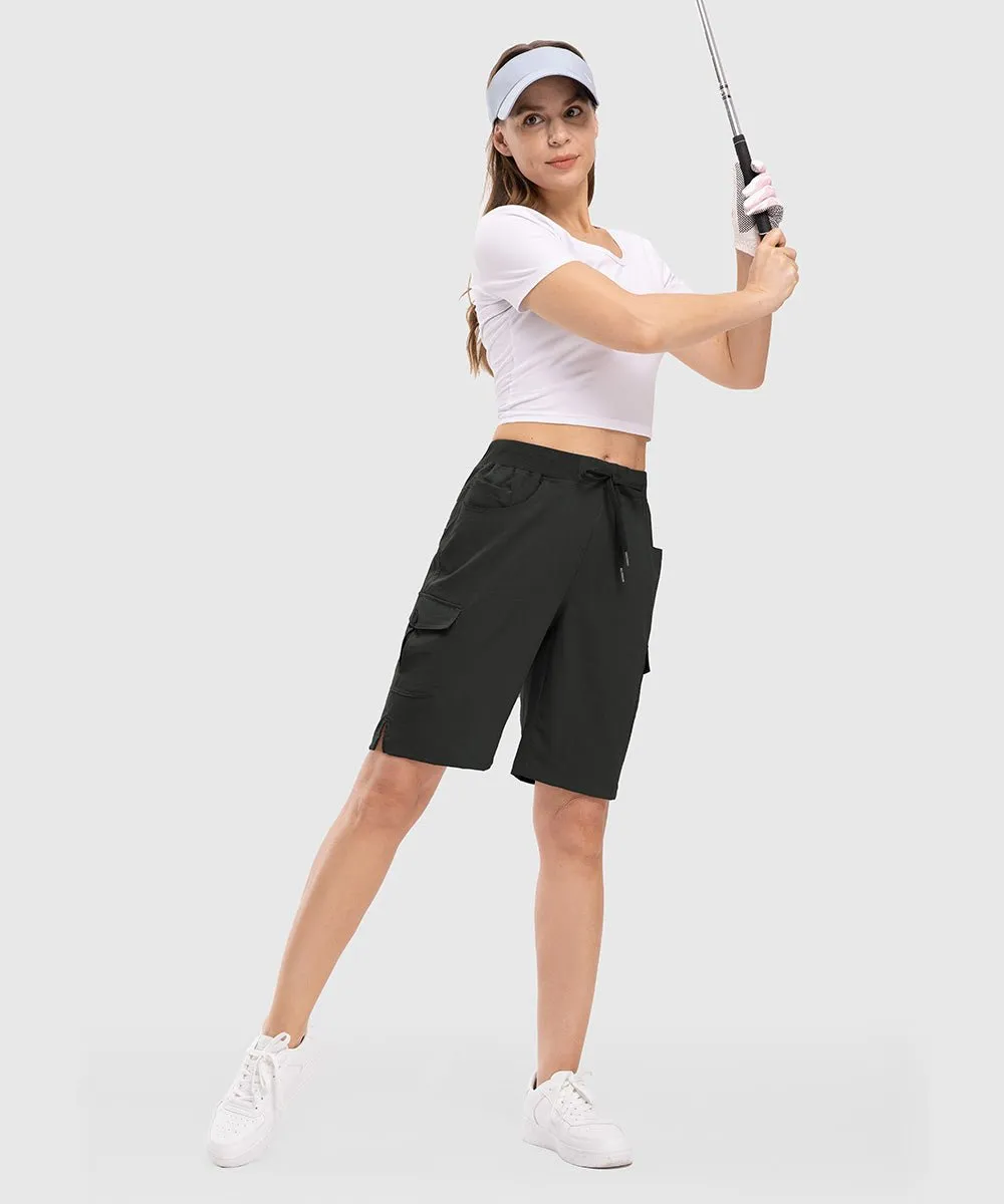 Women's 10" Lightweight Knee Length Casual Shorts
