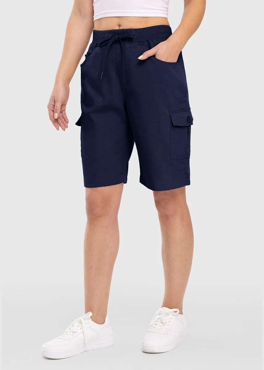 Women's 10" Lightweight Knee Length Casual Shorts