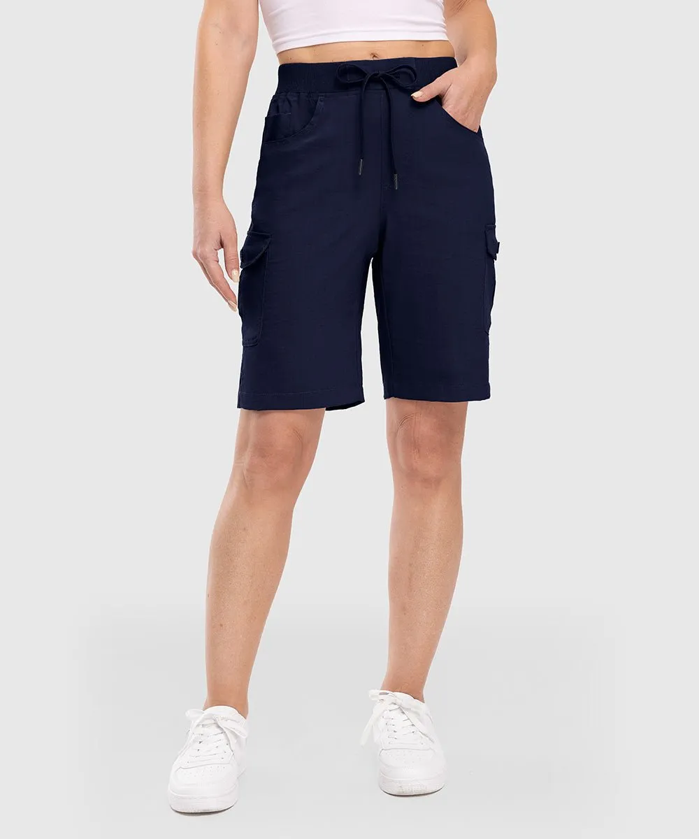 Women's 10" Lightweight Knee Length Casual Shorts