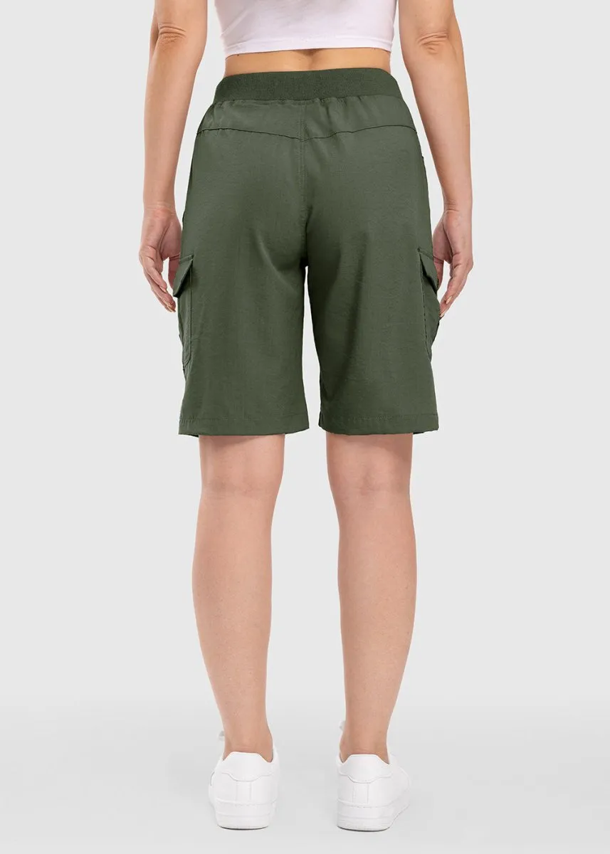 Women's 10" Lightweight Knee Length Casual Shorts