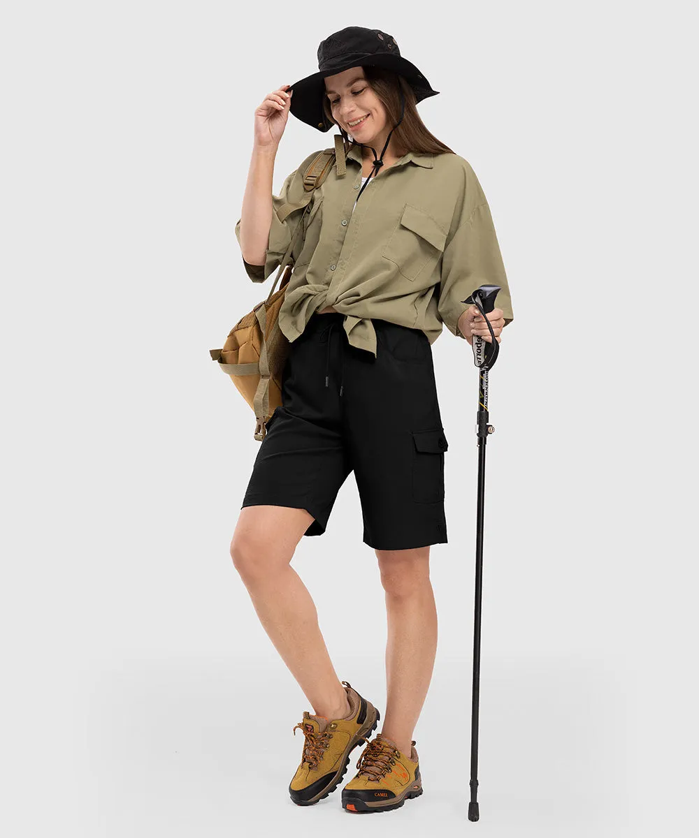 Women's 10" Lightweight Knee Length Casual Shorts